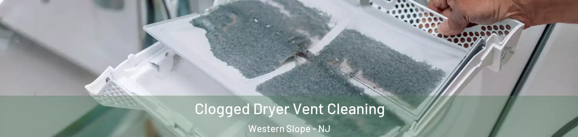 Clogged Dryer Vent Cleaning Western Slope - NJ