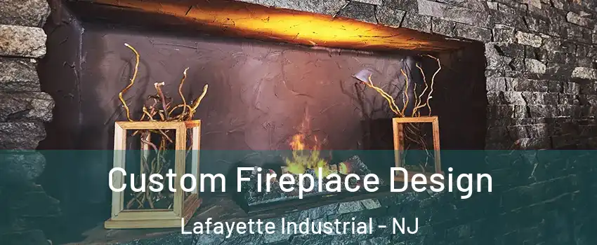 Custom Fireplace Design Lafayette Industrial - NJ