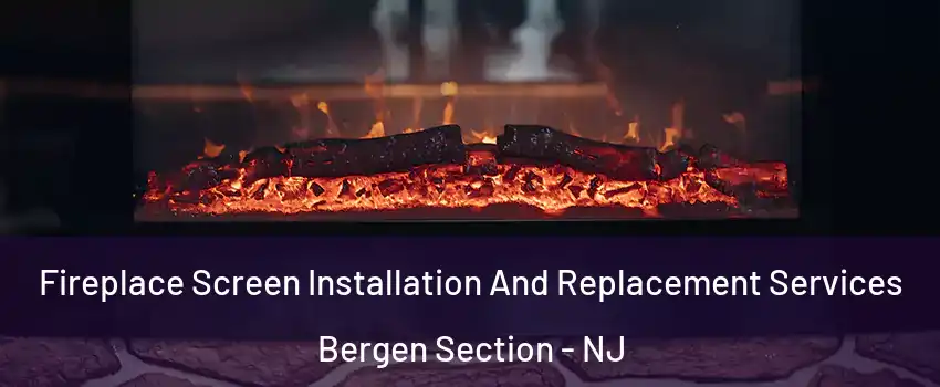 Fireplace Screen Installation And Replacement Services Bergen Section - NJ