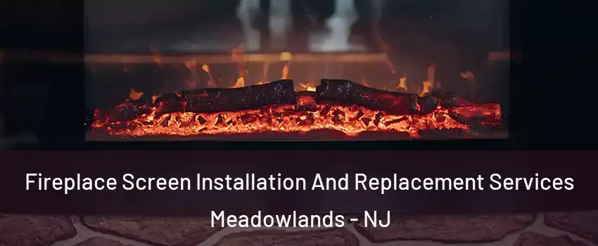Fireplace Screen Installation And Replacement Services Meadowlands - NJ