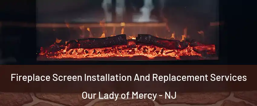 Fireplace Screen Installation And Replacement Services Our Lady of Mercy - NJ
