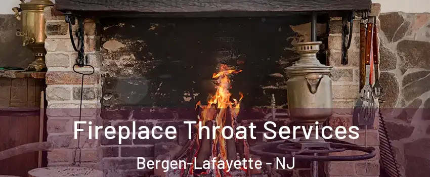 Fireplace Throat Services Bergen-Lafayette - NJ
