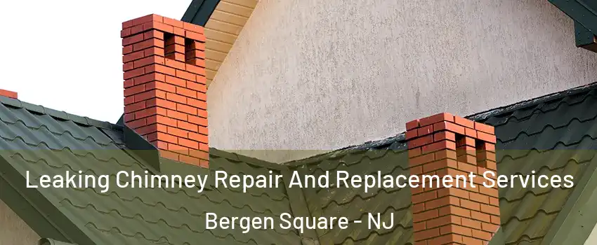 Leaking Chimney Repair And Replacement Services Bergen Square - NJ
