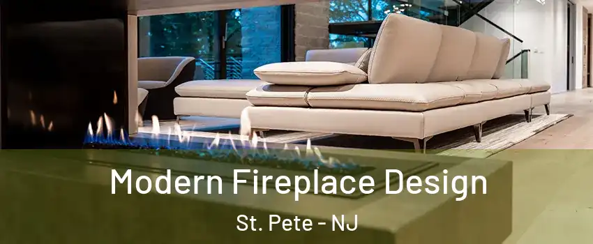 Modern Fireplace Design St. Pete - NJ