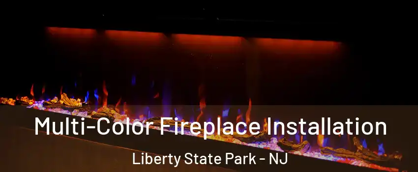 Multi-Color Fireplace Installation Liberty State Park - NJ
