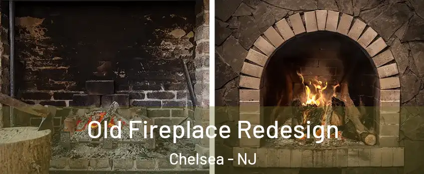 Old Fireplace Redesign Chelsea - NJ