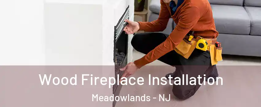 Wood Fireplace Installation Meadowlands - NJ